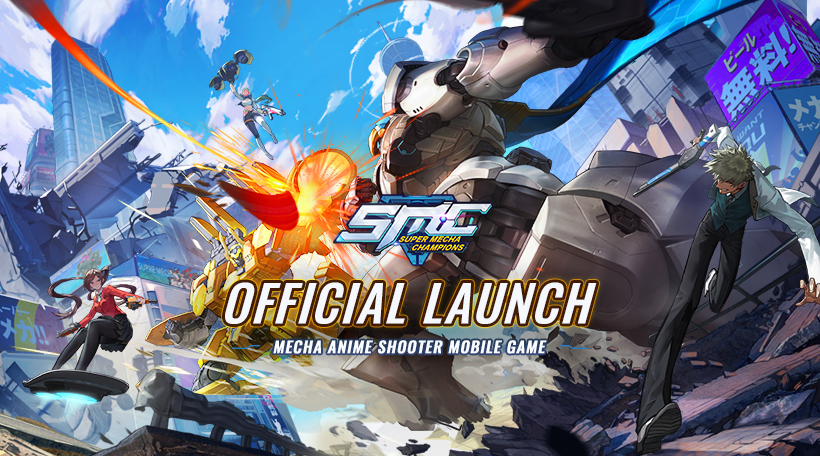 Super Mecha Champions - NetEase New TPS game released on both App Store and  Google Play Store, featuring Rina Sato _NetEase Games
