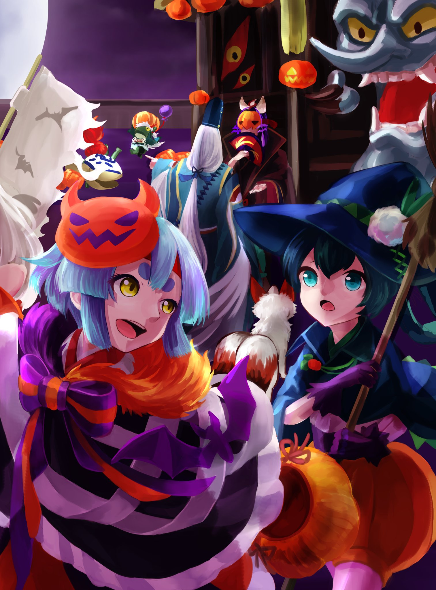 Onmyoji Halloween Wonderful Night Fanart Event