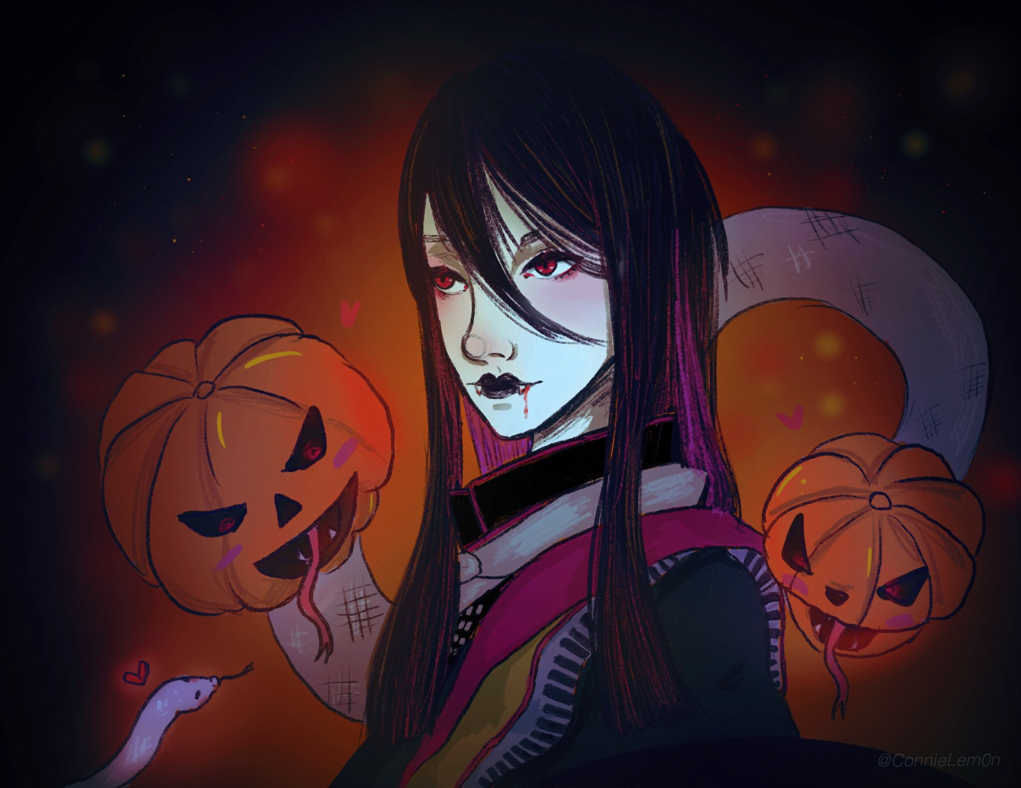 Onmyoji Halloween Wonderful Night Fanart Event