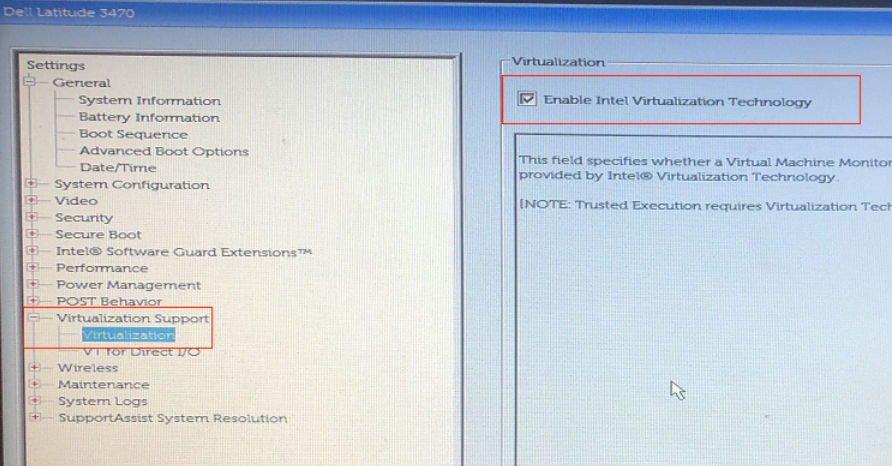 Enabling VT in Dell PCs 3