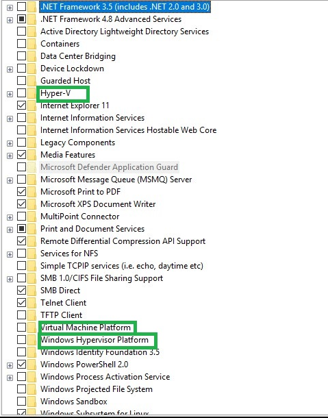 Disable Hyper-V and turn off core isolation5