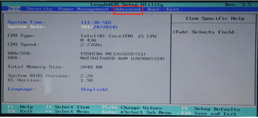 Toshiba東芝如何開啟VT1