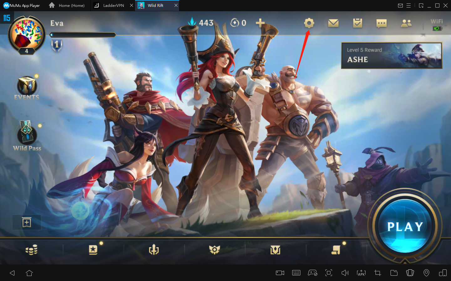 Cómo jugar League of Legends: Wild Rift a 120 fps en PC con MuMu Player6