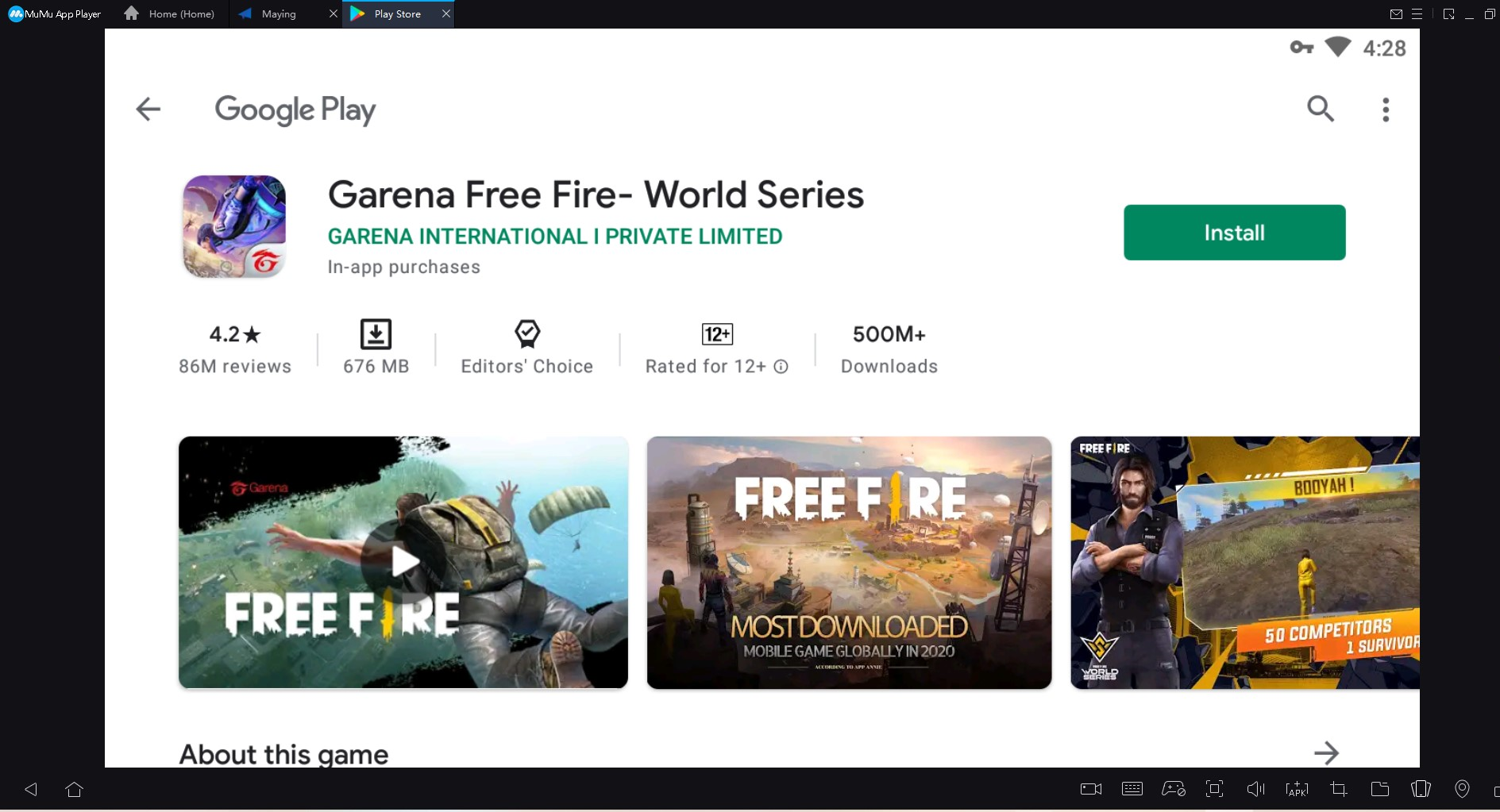 Cara Bermain Free Fire di PC dengan MuMu Player4