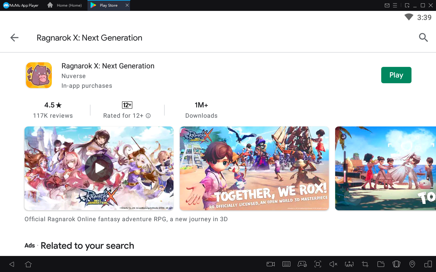 วิธีเล่น Ragnarok X: Next Generation บนพีซีด้วย MuMu Player