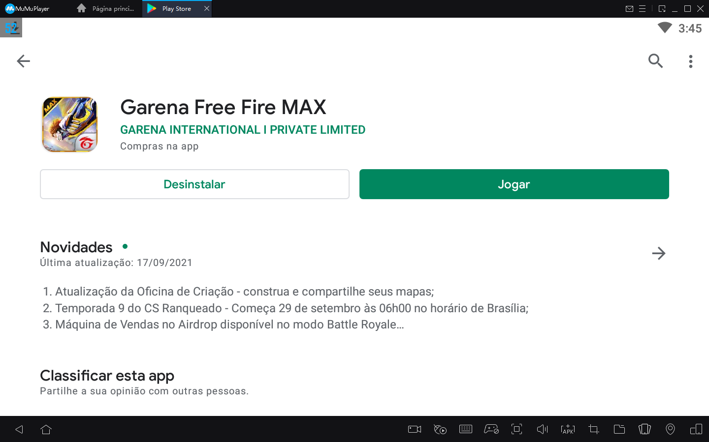 Como Baixar Garena Free Fire MAX no PC com MuMu Player (Android Emulador)5