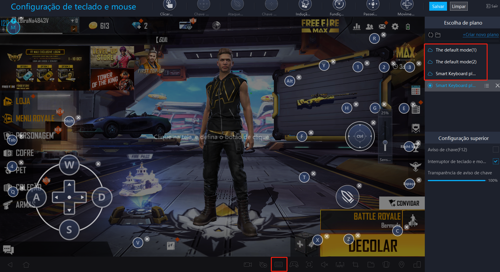 Como modificar os gráficos no Free Fire MAX no PC com MuMu Player1