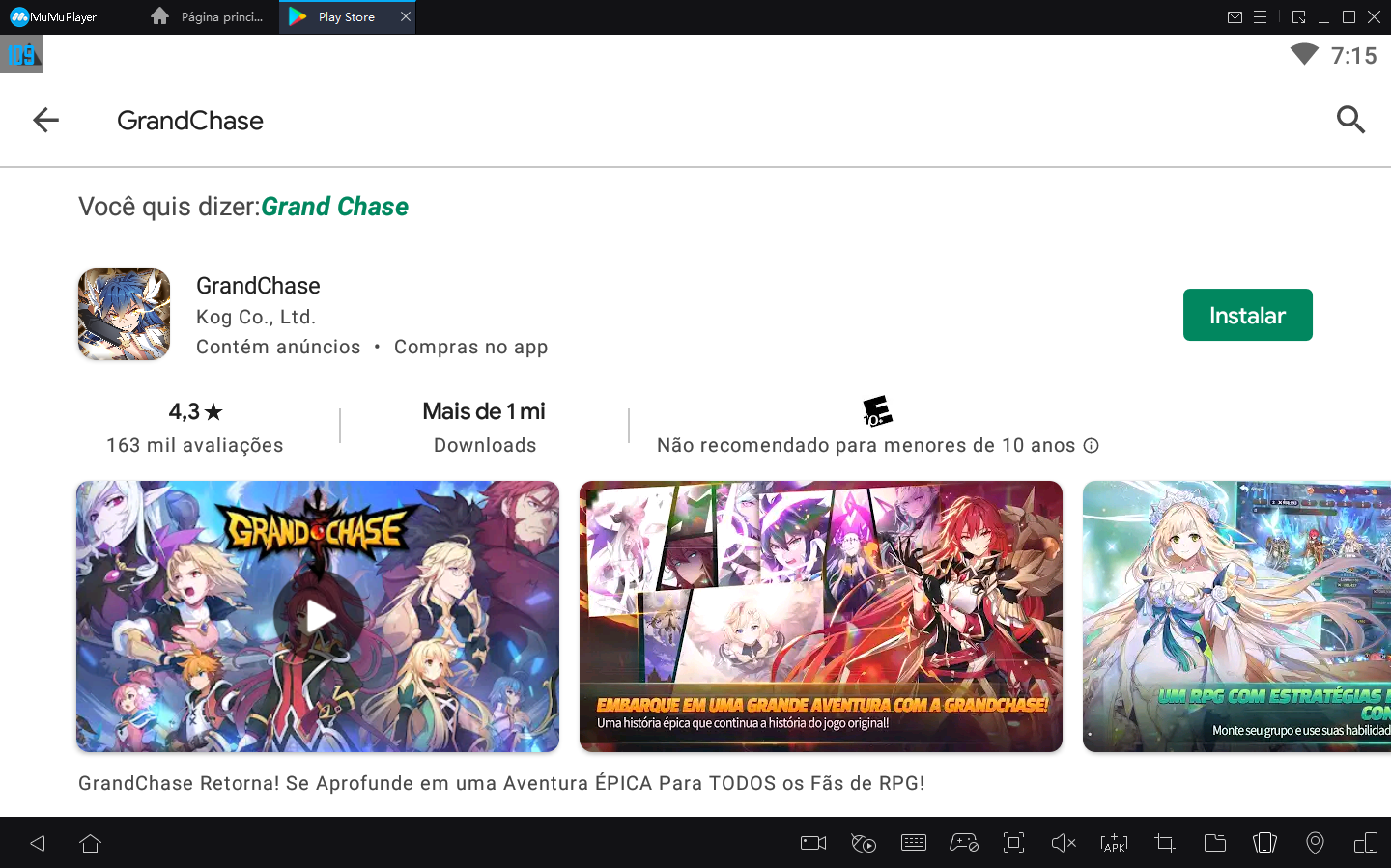 Como Jogar GrandChase no PC com Android Emulador2