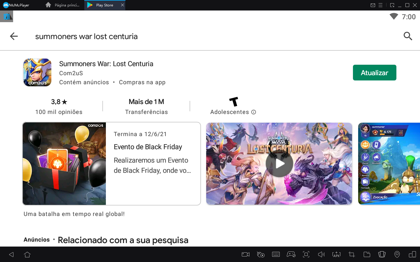 Como Baixar Summoners War Lost Centuria no PC com MuMu Player