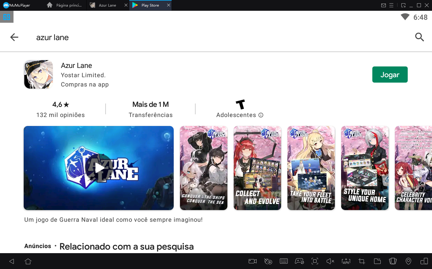 Como Baixar Azur Lane no PC com MuMu Player1