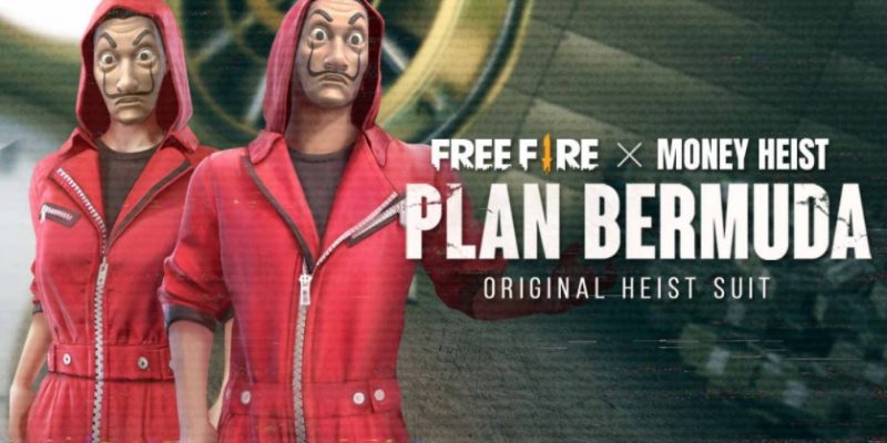Evento Gratuito Crossover Fire X Money Heist 5