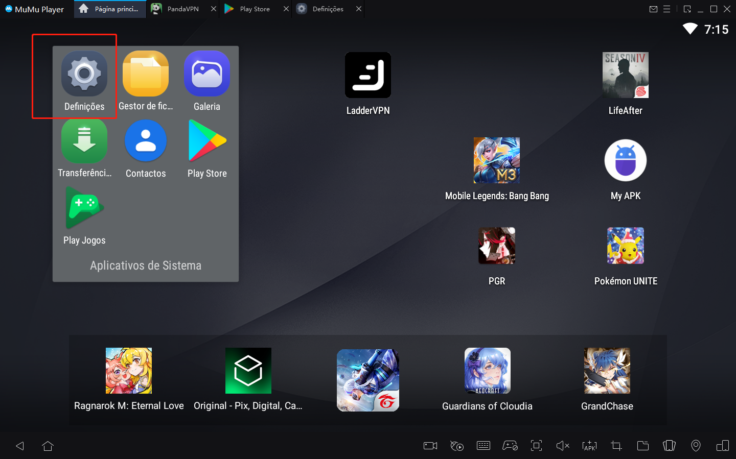 Como definir Chrome como o navegador padrão2