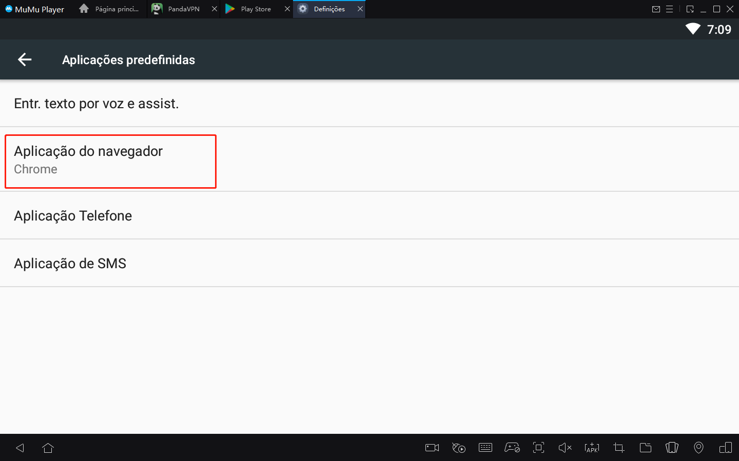 Como definir Chrome como o navegador padrão4