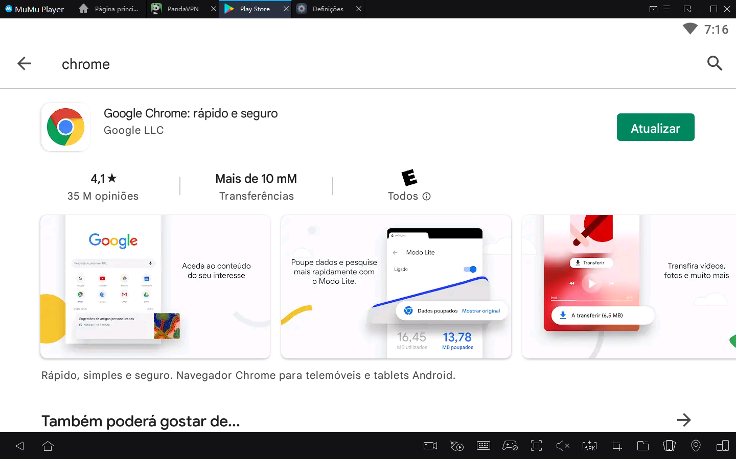 Como definir Chrome como o navegador padrão1