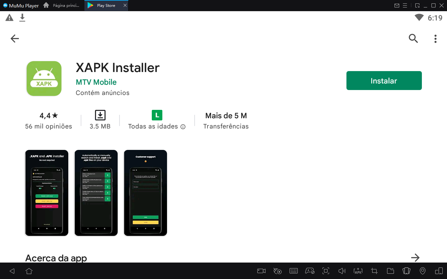 Como instalar arquivos XAPK no emulador2