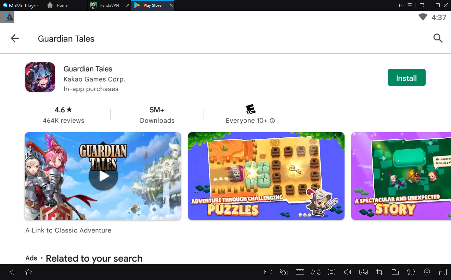 Como Jogar Guardian Tales no PC com Android Emulador1