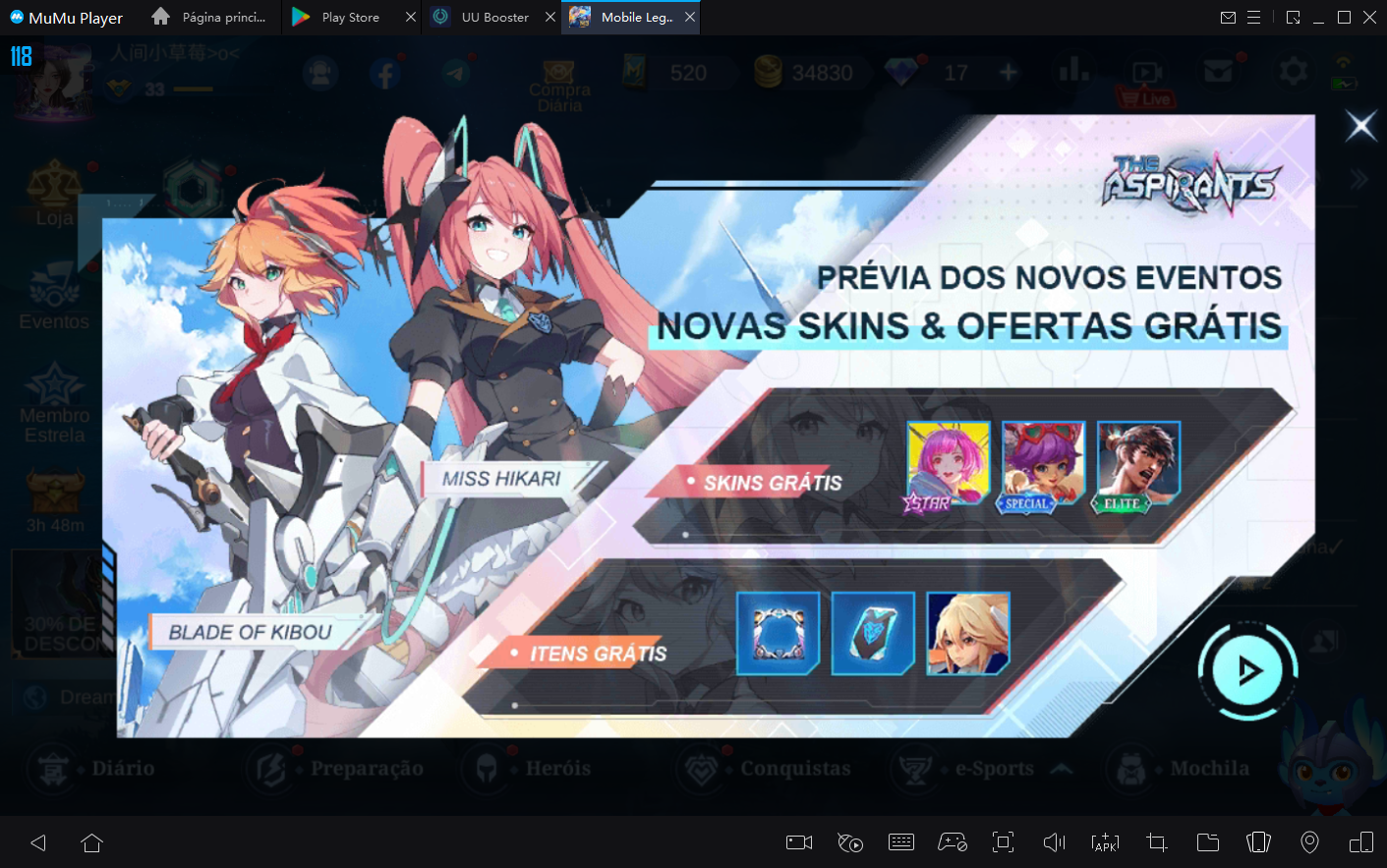 Mobile Legends: Bang Bang - Próximas skins e eventos para janeiro de 2022