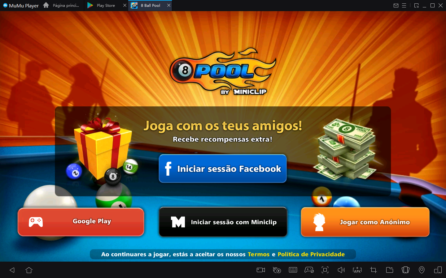 Como Jogar 8 Ball Pool no PC com Android Emulador