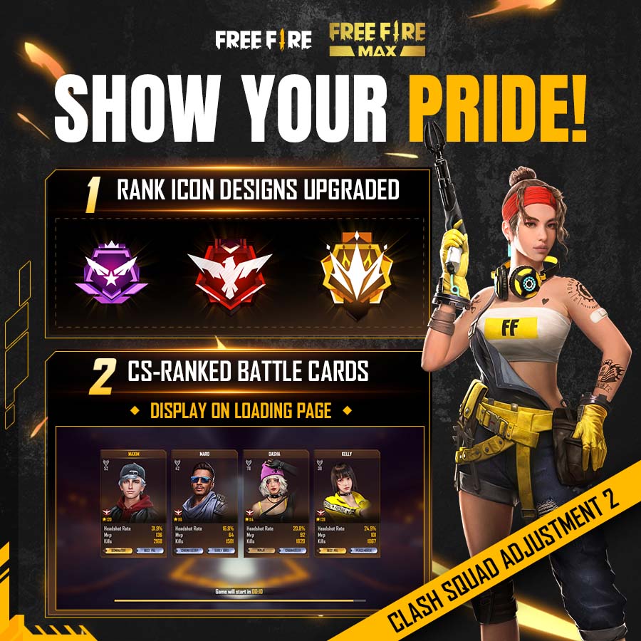 Free Fire Patch: Spoilers Parciais da Atualização de Janeiro