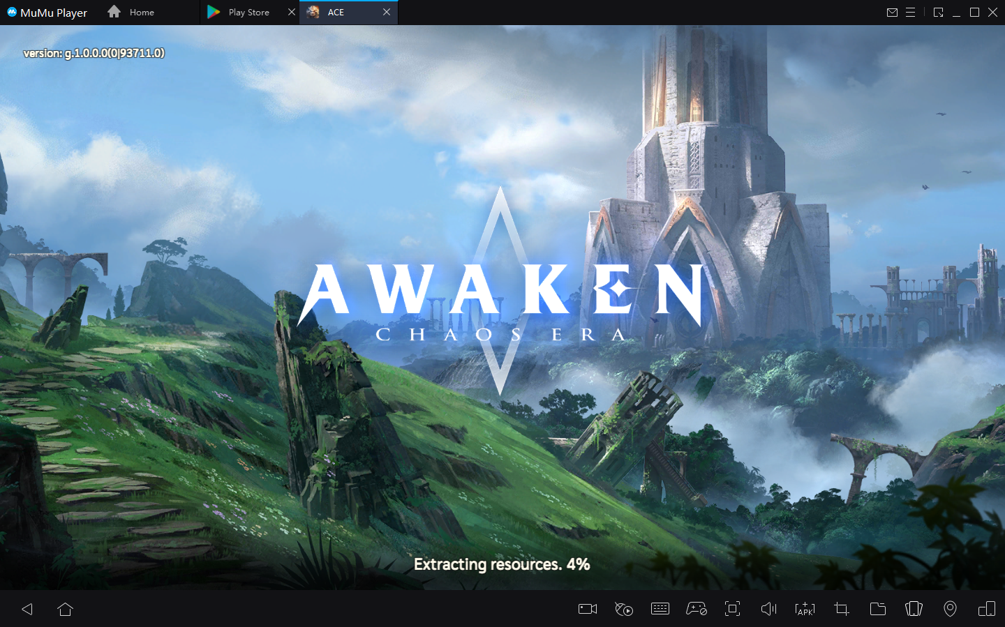 Como Jogar Awaken: Chaos Era no PC com Android Emulador2