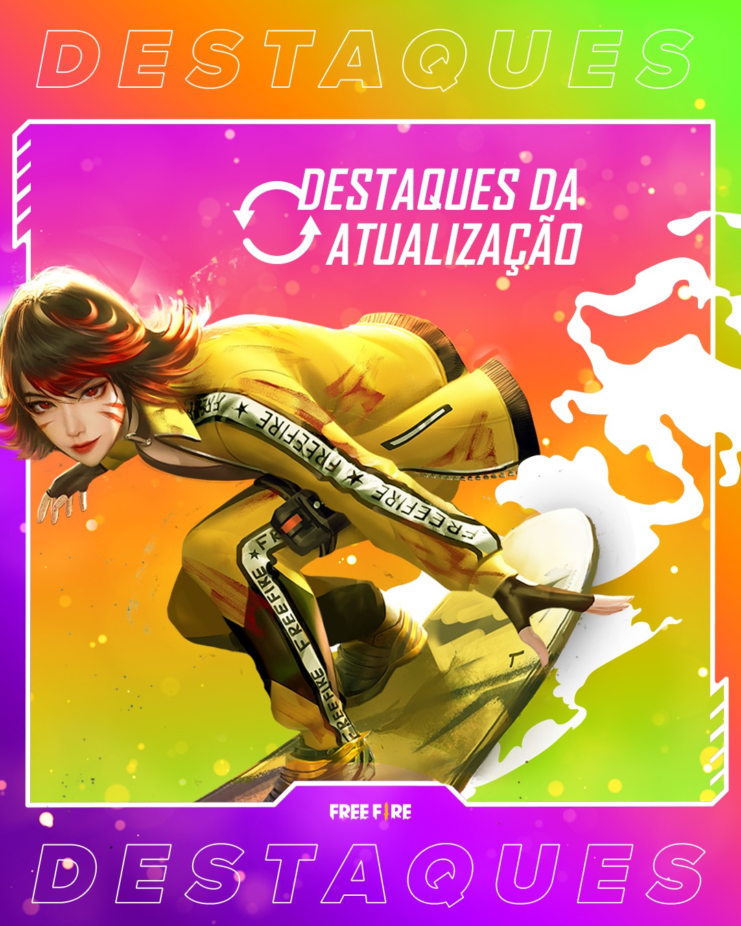 Free Fire MAX:  ILUMINA DA NOTAS DA ATUALIZAÇÃO1