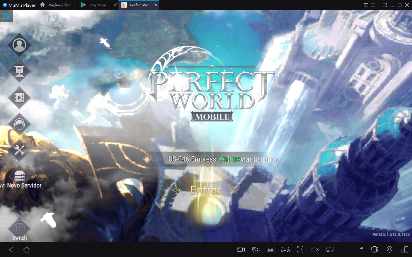 Como Jogar Perfect World Mobile no PC com MuMu Player