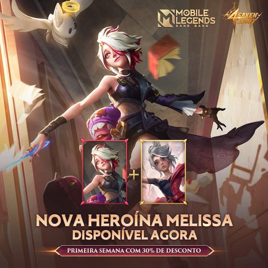 Mobile Legends Heroína Nova Melissa: Jogabilidade, Habilidades, Última, Mais