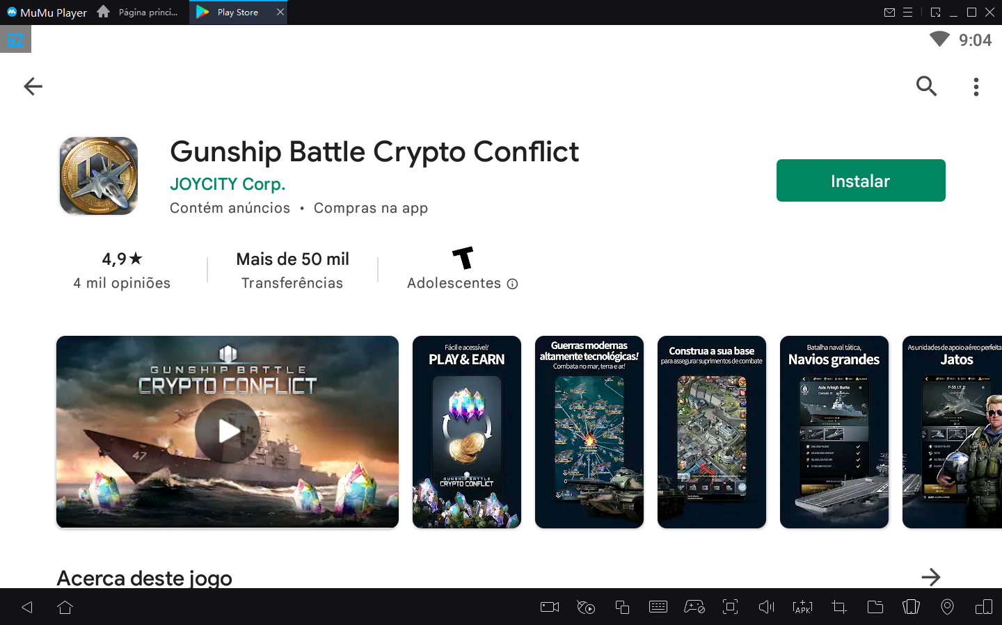 Como Baixar Gunship Battle Crypto Conflict no PC com Android Emulador