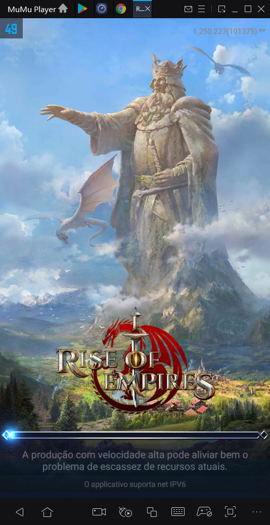 Como Baixar Rise of Empires no PC com Android Emulador