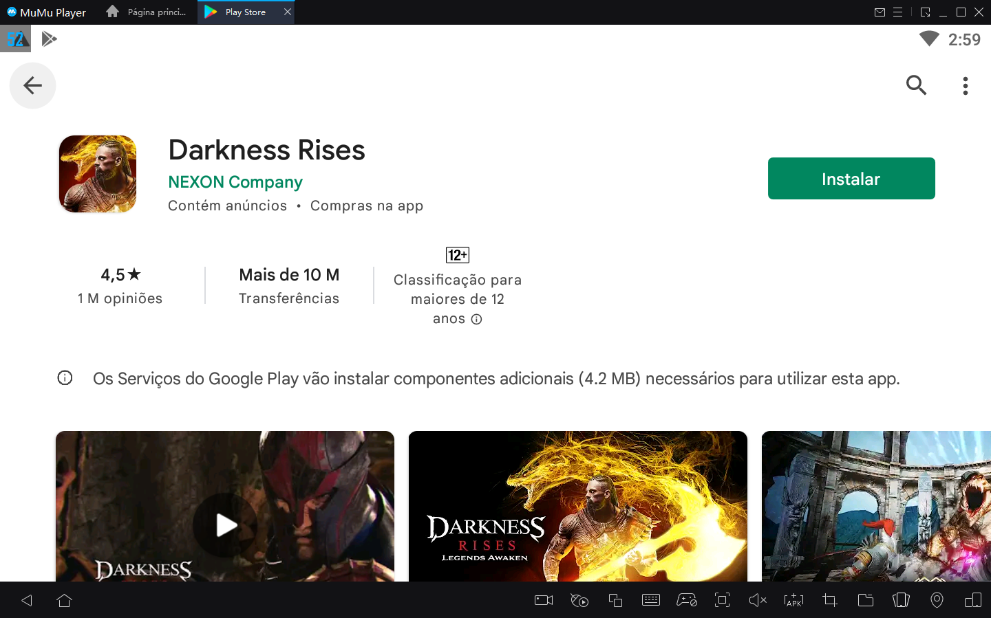 Como Jogar Darkness Rises no PC com MuMu Player