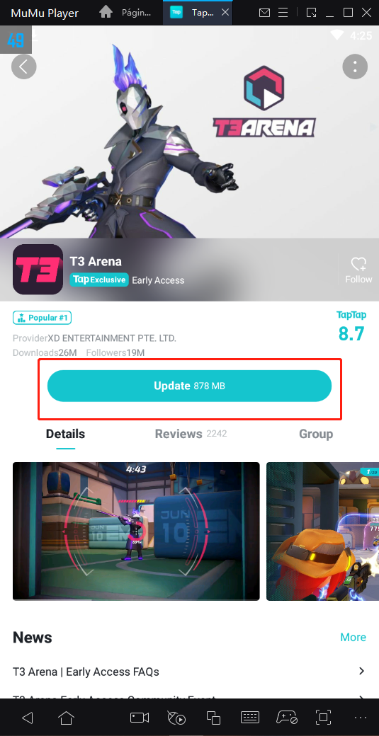 Como Jogar T3 Arena no PC com MuMu Player