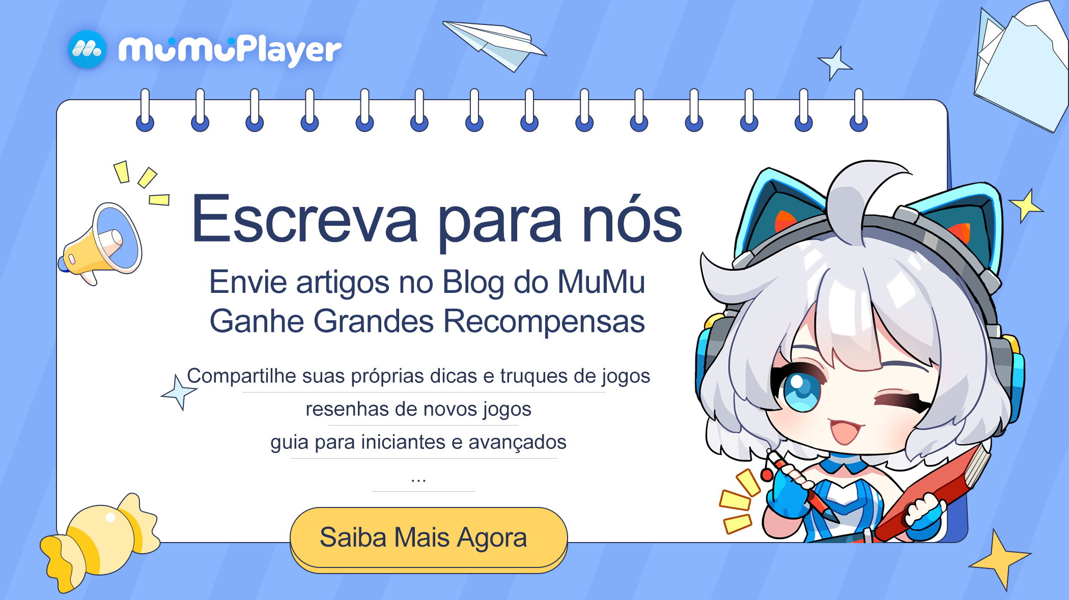 Escreva para nós: Publique seus artigos no MuMu