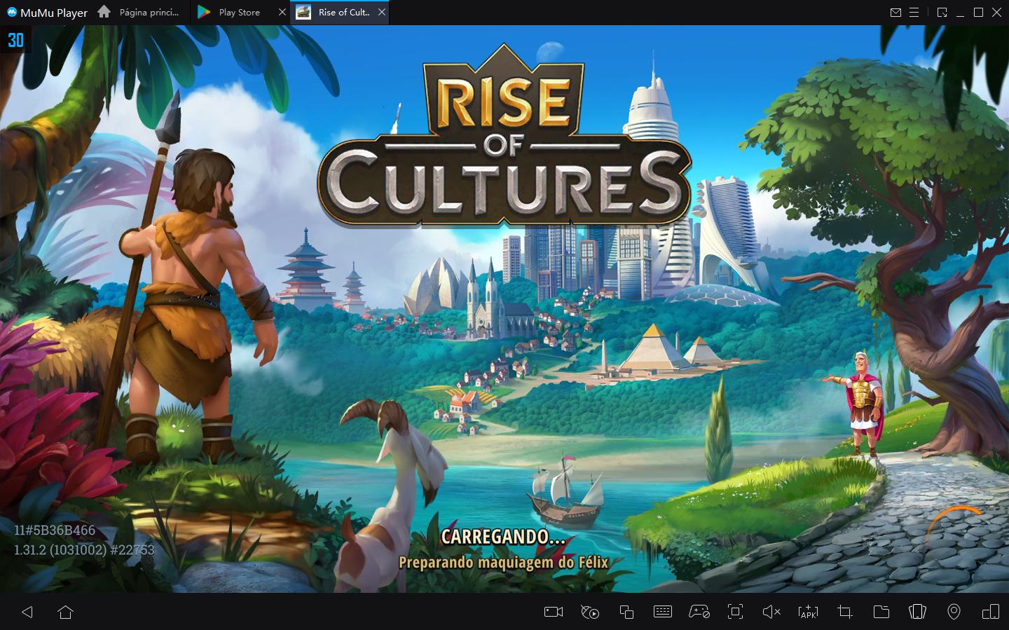 Como jogar Rise of Cultures no PC com MuMu Player