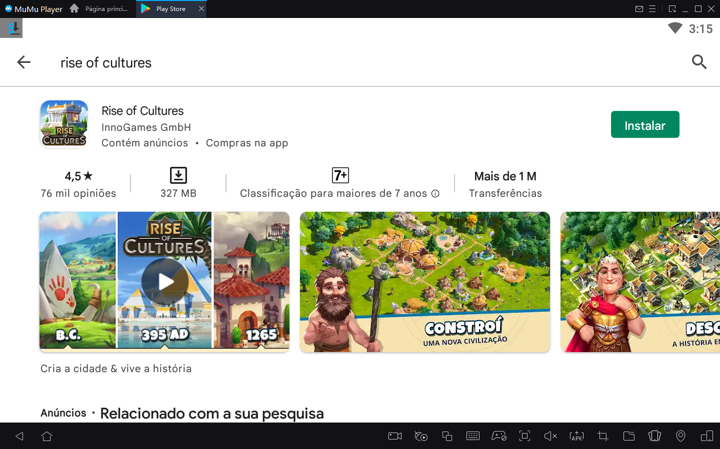 Como jogar Rise of Cultures no PC com MuMu Player