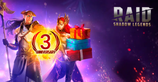 RAID Shadow Legends Third Anniversary event