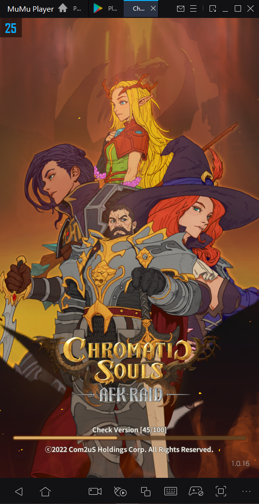Como jogar Chromatic Souls: AFK Raid no PC com Emulador Android