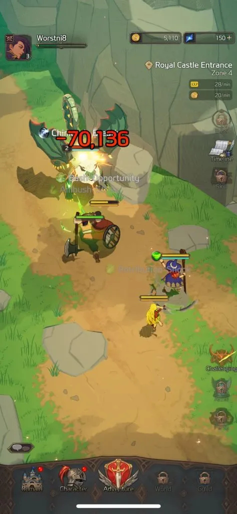 Dicas de Chromatic Souls : AFK Raid para subir de nível rapidamente