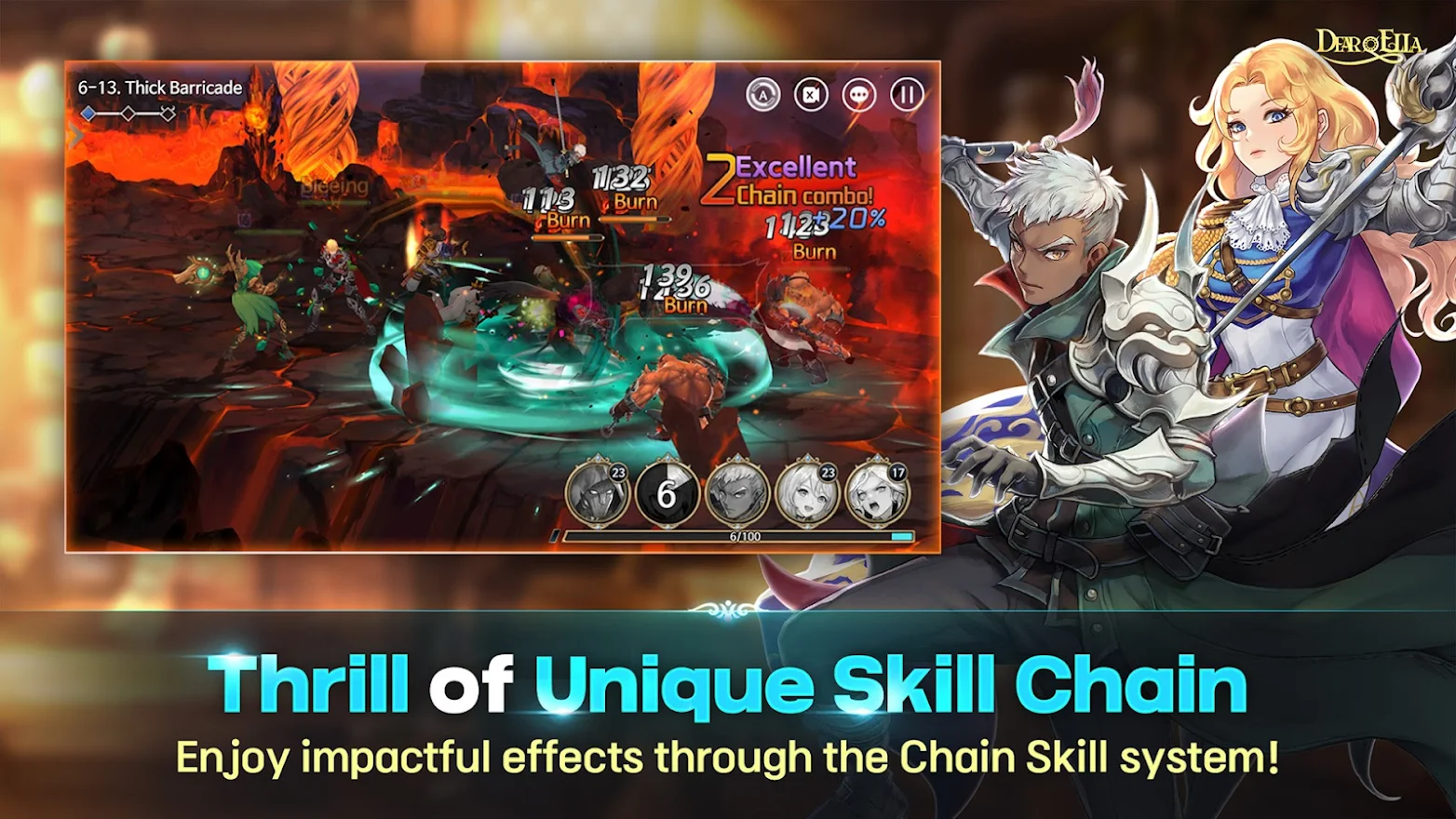 Dear, Ella é o próximo jogo de RPG móvel da Com2uS agora disponível para pré-registro
