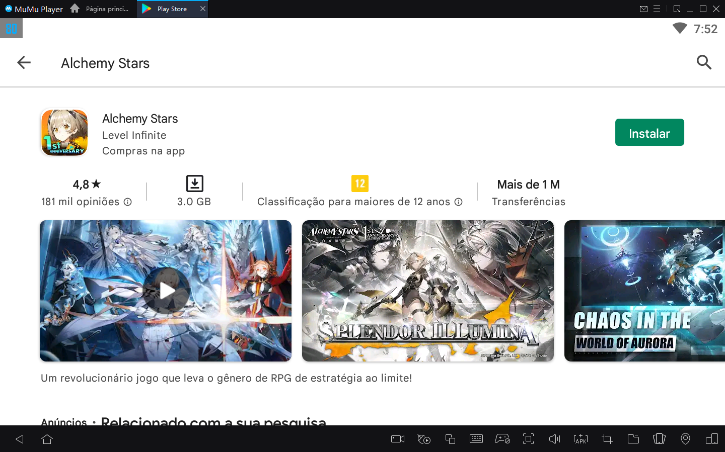 Como jogar Alchemy Stars no PC com Emulador Android