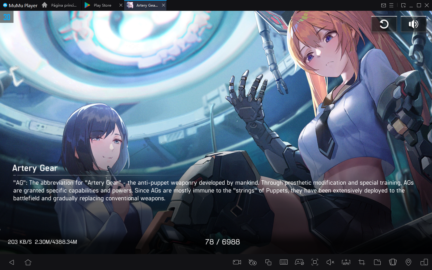 Como jogar Artery Gear: Fusion no PC com Emulador Android 