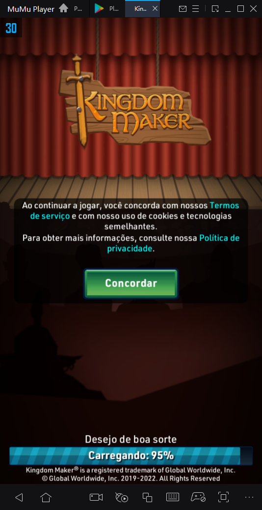 Como jogar Kingdom Maker no PC com Emulador Android