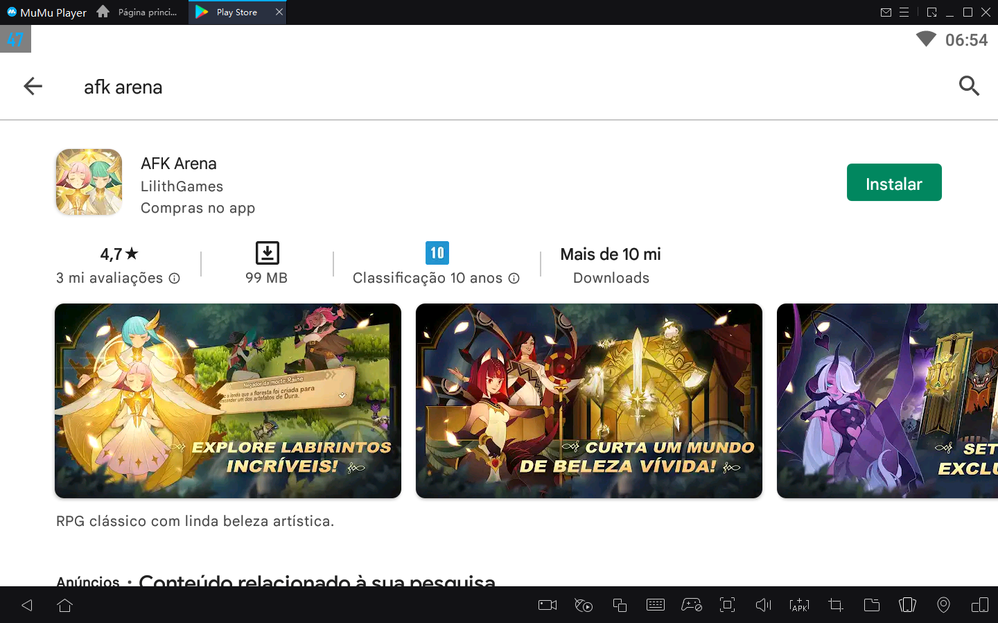 Como jogar AFK Arena no PC com Emulador Android