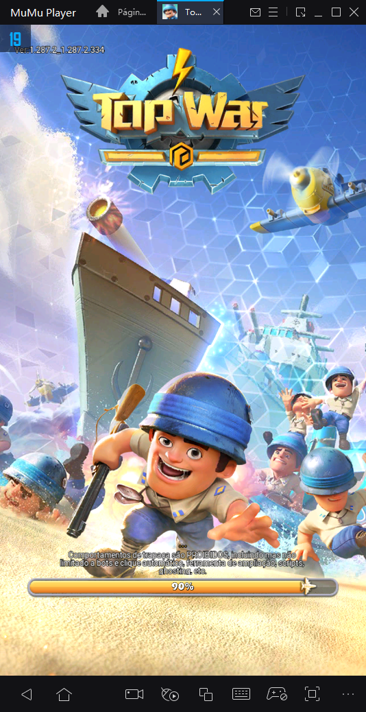 Como jogar Top War: Battle Game no PC com Emulador Android