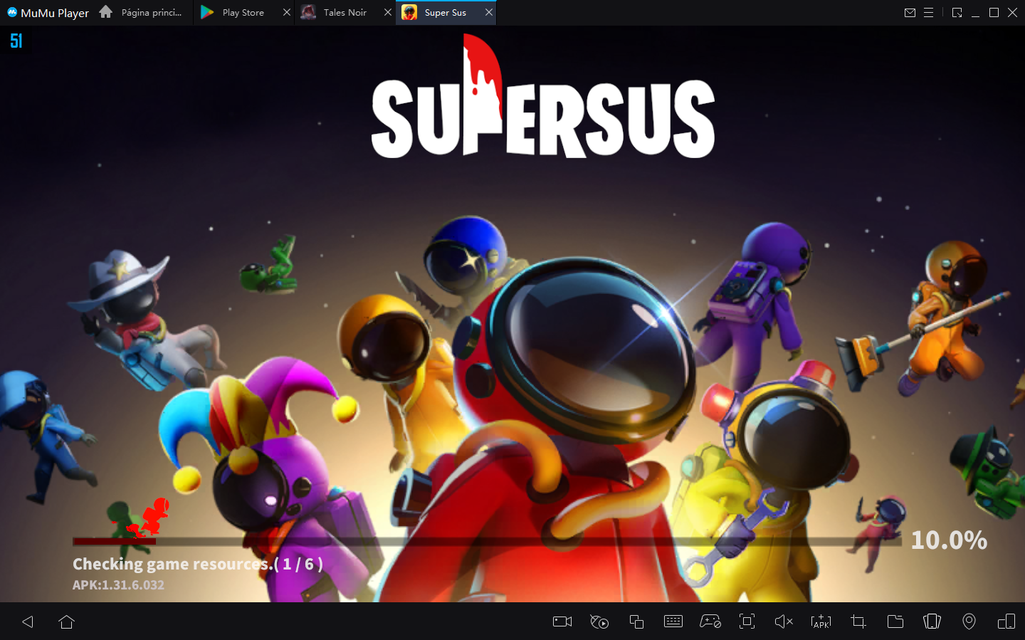 Como jogar Super Sus - Quem é o Impostor no PC com Emulador Android