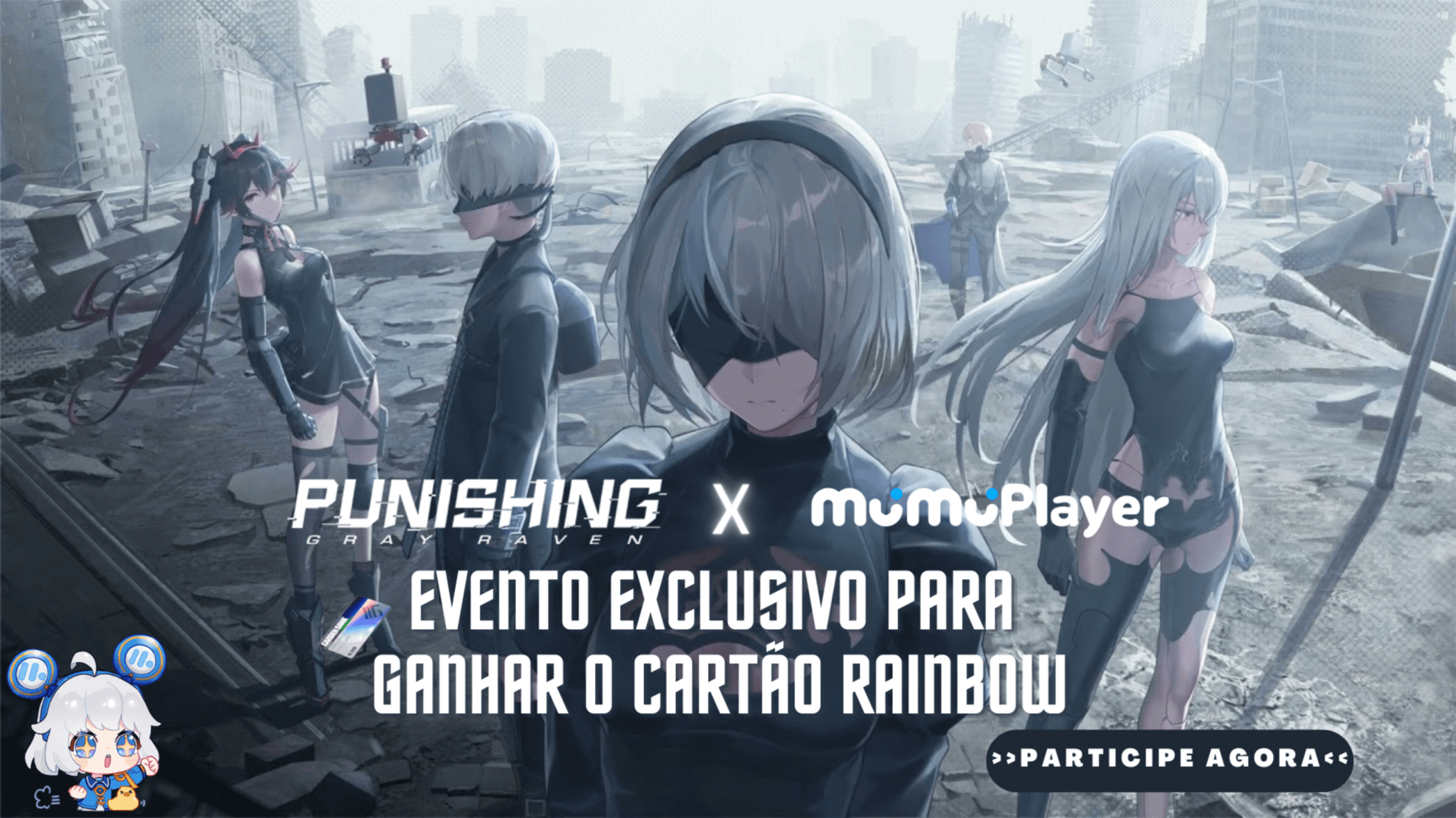 Punishing: Gray Raven X MuMu - Evento exclusivo para  ganhar o cartão Rainbow