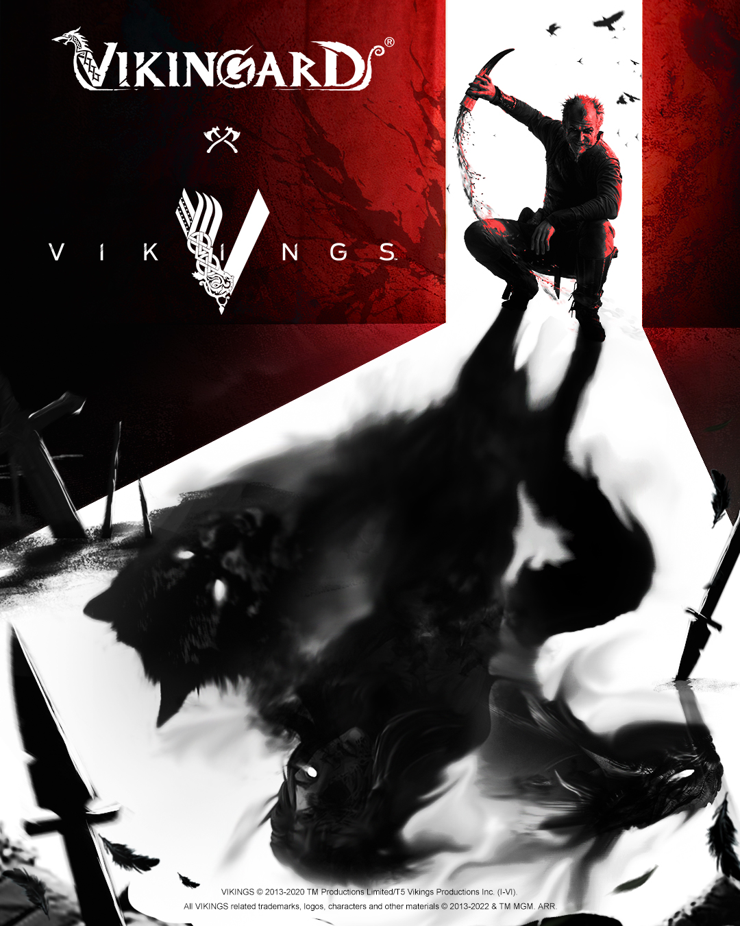 O primeiro crossover de Vikingard com a série de TV Vikings vai ao ar no final deste mês