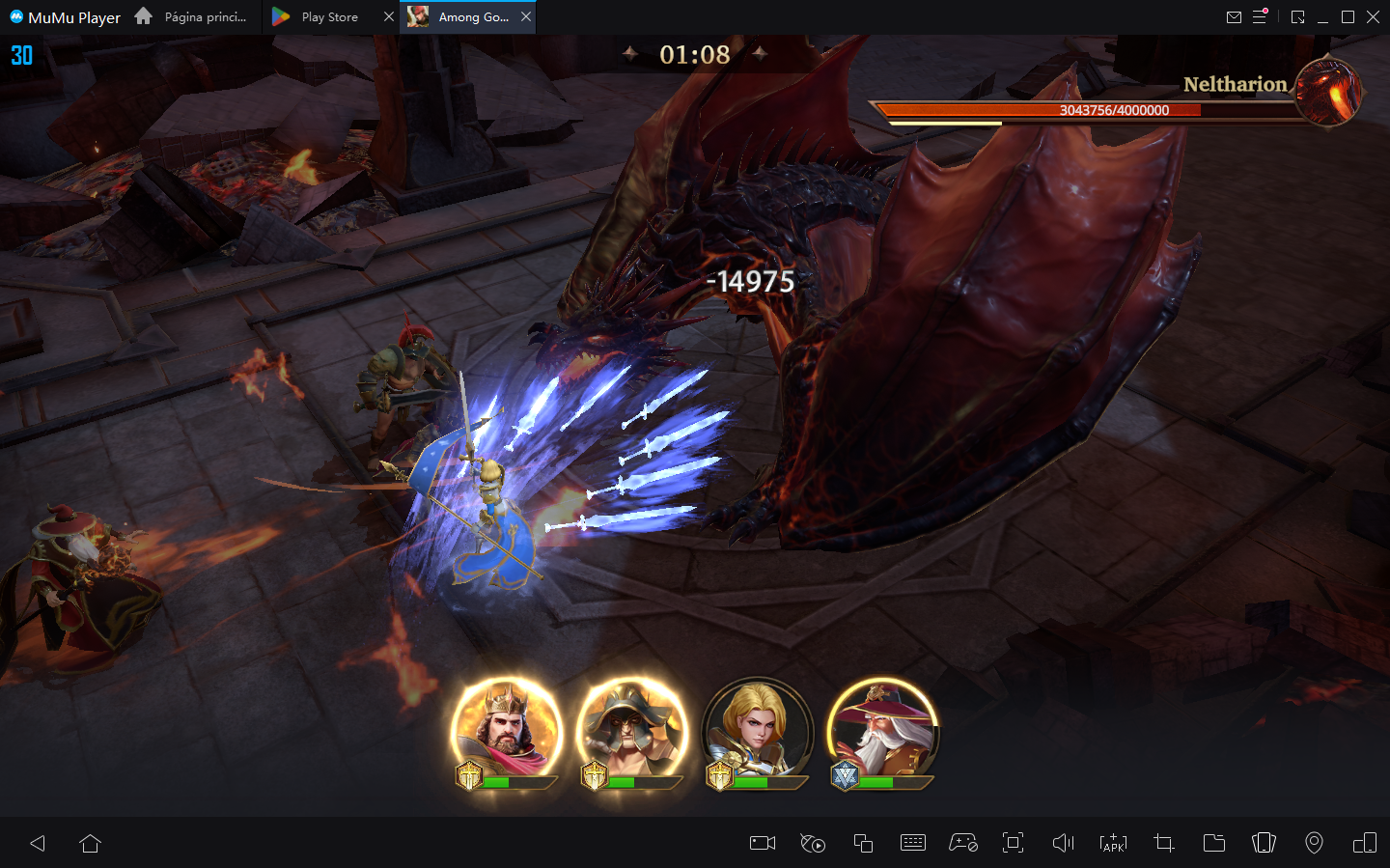 Como jogar Among Gods! RPG Adventure no PC com Emulador Android