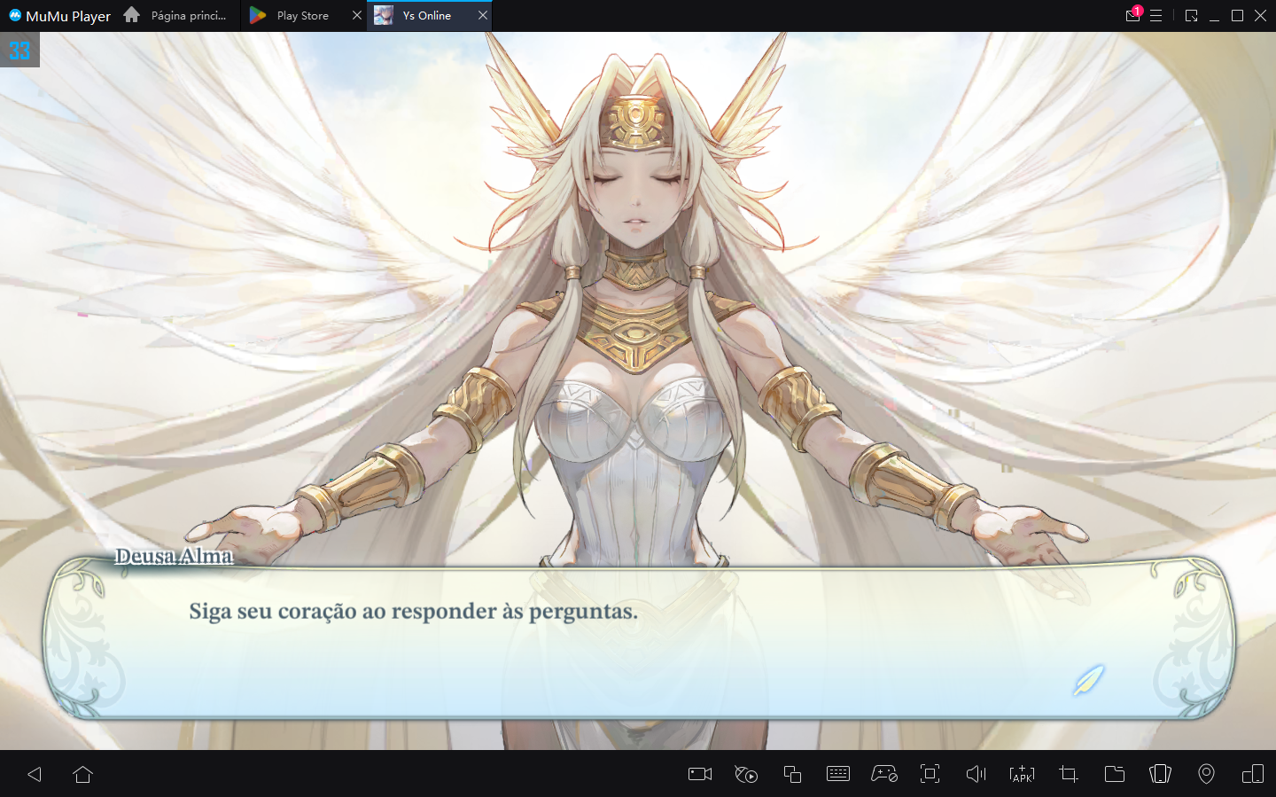 Como jogar Ys Online: The Ark of Napishtim no PC com Emulador Android