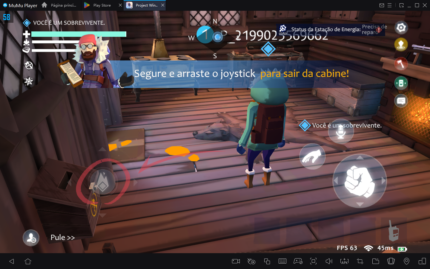 Como jogar Project Winter no PC com Emulador Android