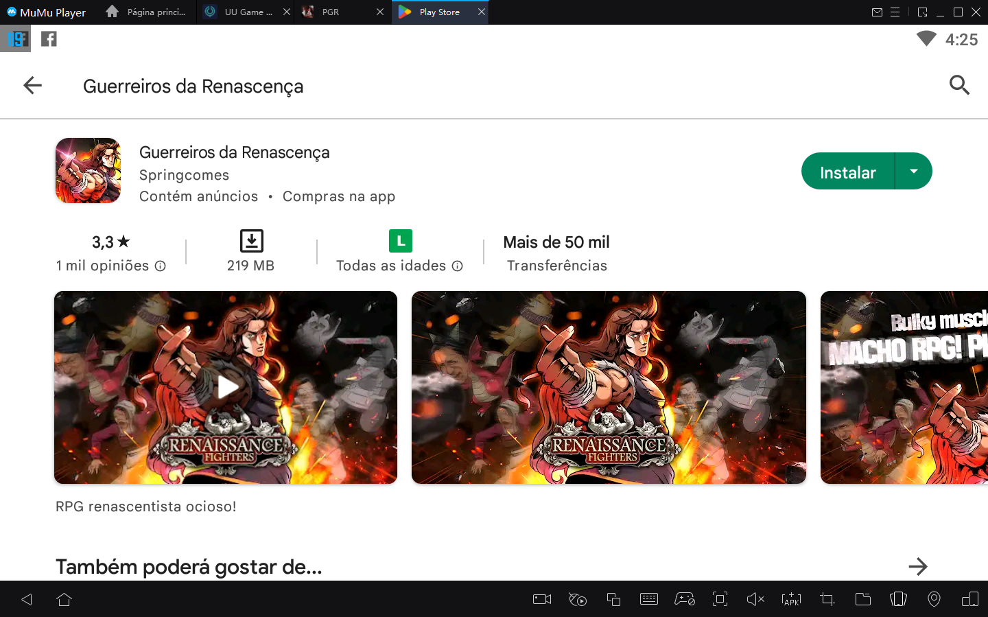 Como jogar Guerreiros da Renascença no PC com Emulador Android